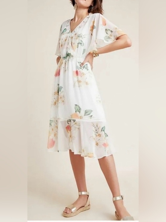FARM Rio Dresses & Skirts - FARM Rio for Anthropologie Eloisa Floral Citrus Midi Dress - Small - no slip